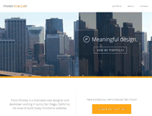 Tablet Screenshot of frankshanley.com